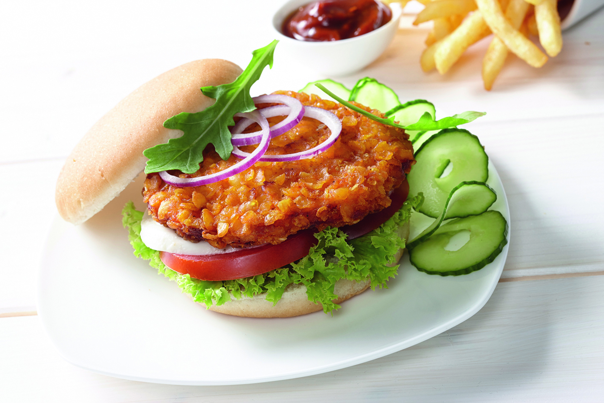 Crunchy Chicken Burger 130g